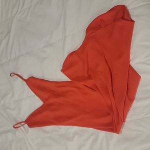 Forever 21 Orange Midi Dress